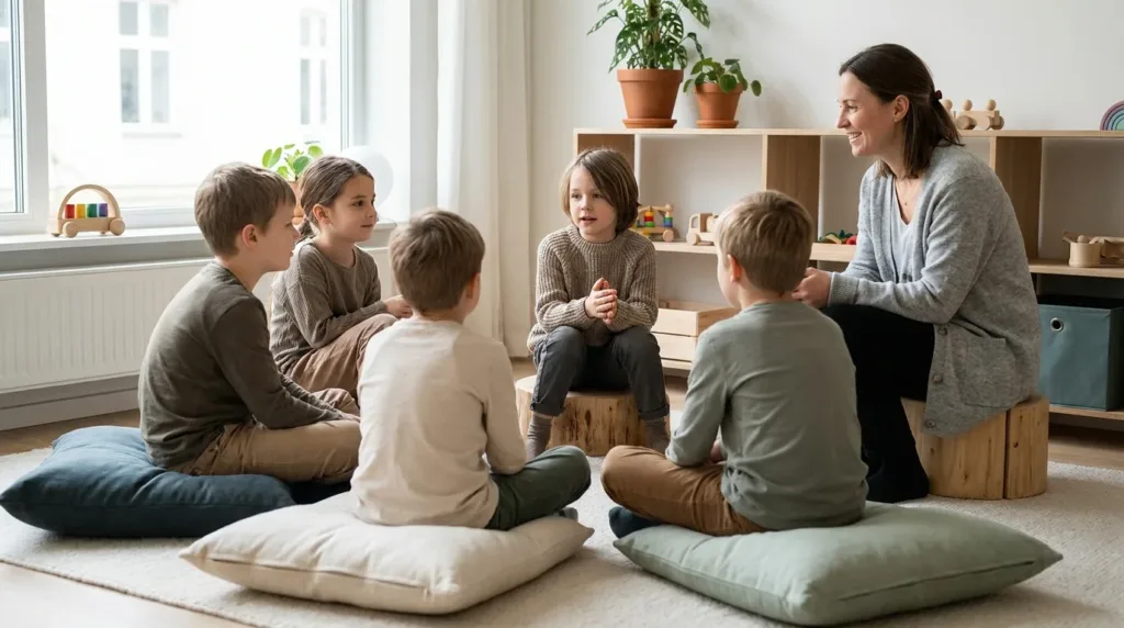 De ce grupul îi ajută pe copii altfel decât terapia individuală